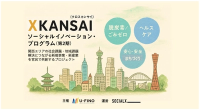 XKANSAIソーシャルイノベーション・プログラム 社会課題を解決する民間事業者からの提案公募を開始！