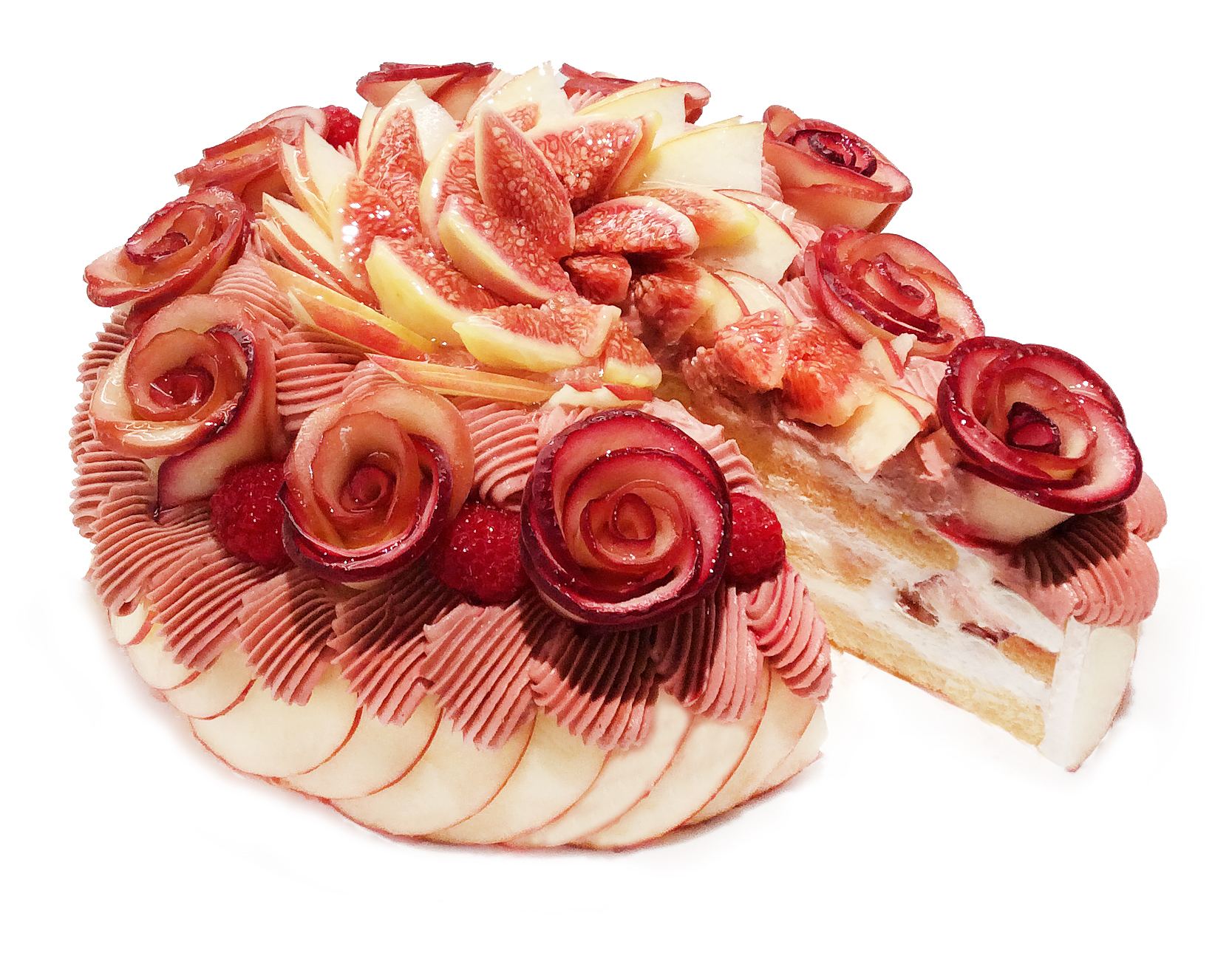 カフェコムサは毎月22日がショートケーキの日 9月はりんごのバラを美しく飾った アップルローズのモンブランショートケーキ Newscast