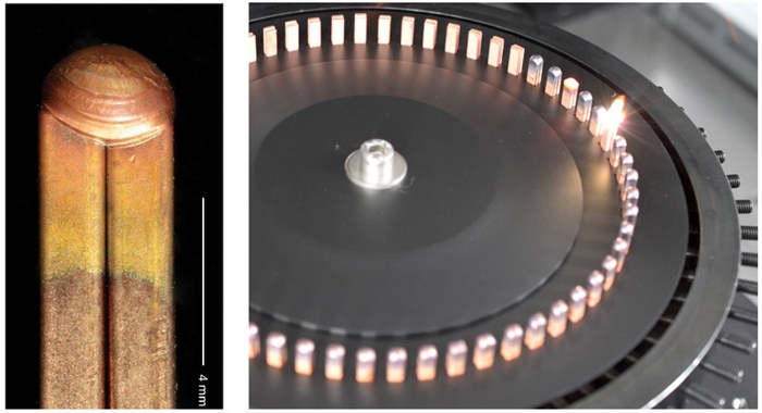 モーター銅線の溶接