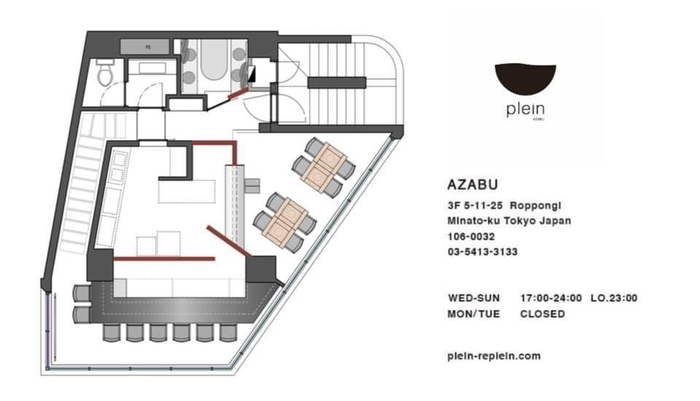 店内図面/店舗情報
