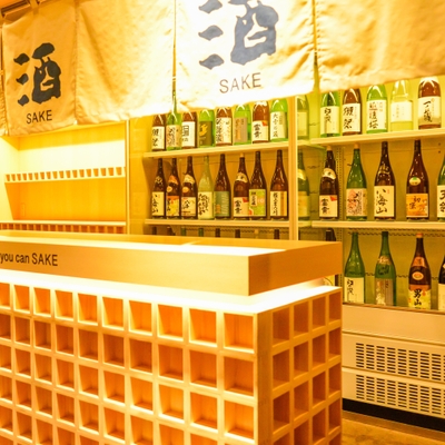 常時80種類の日本酒