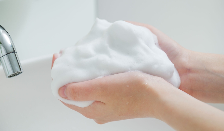 濃密泡で摩擦レス！