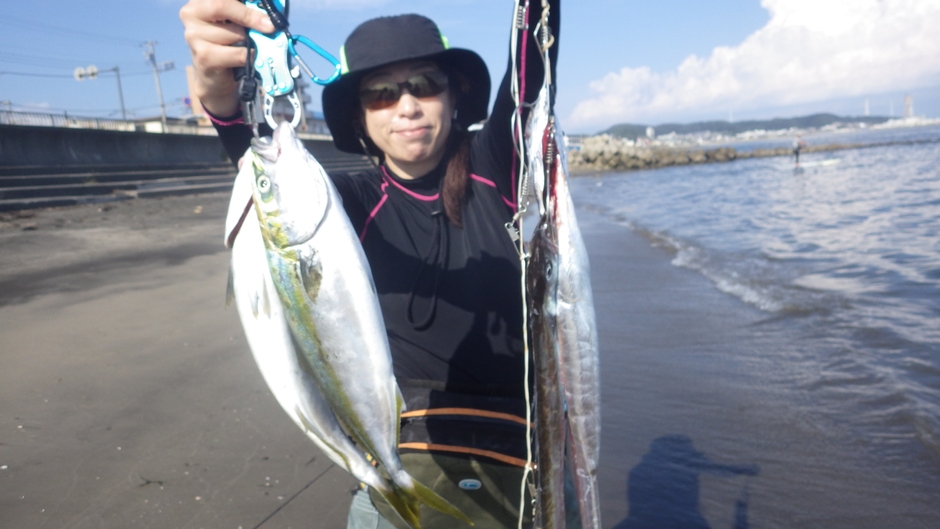 女性でも釣れますよ