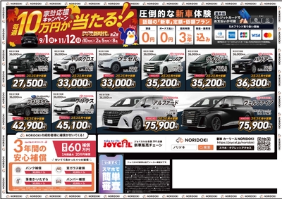 毎週10万円が当たる!家計応援キャンペーン_チラシ1