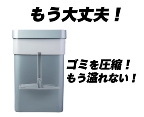 ゴミを圧縮
