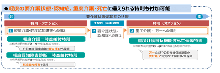 主契約・特則(オプション)の構成