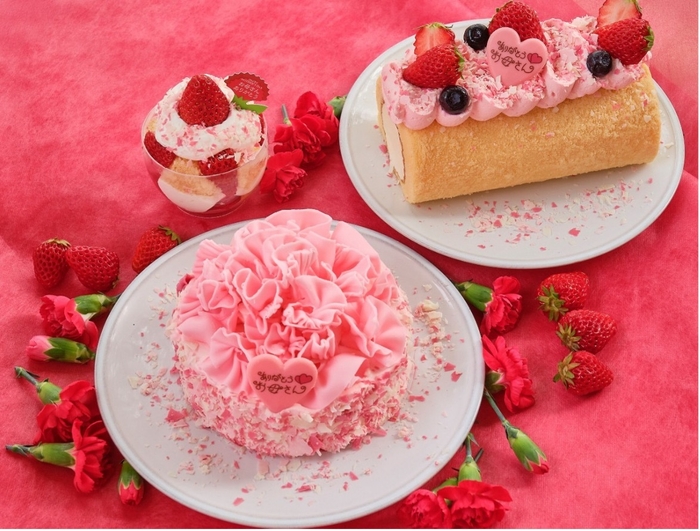 「伊豆・村の駅」母の日オリジナルケーキ