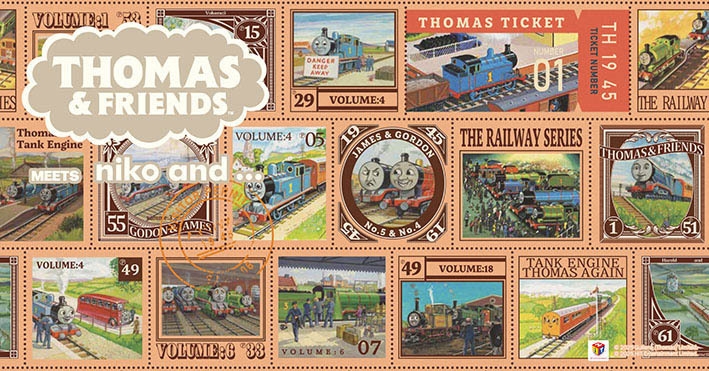 「niko and ...」×「きかんしゃトーマス」コラボレーションイメージ