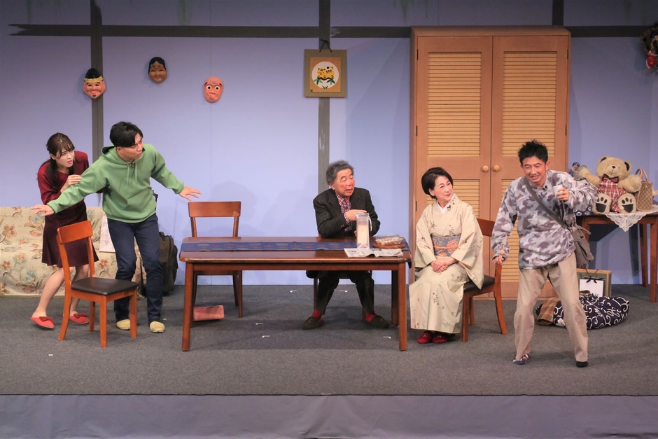 (左から):髙橋由稀(2021ミスさんさ踊り)、細田啓信(岩手めんこいテレビ)、大塚富夫(IBC岩手放送)、髙橋佳代子(フリーアナウンサー)、神山浩樹(IBC岩手放送)