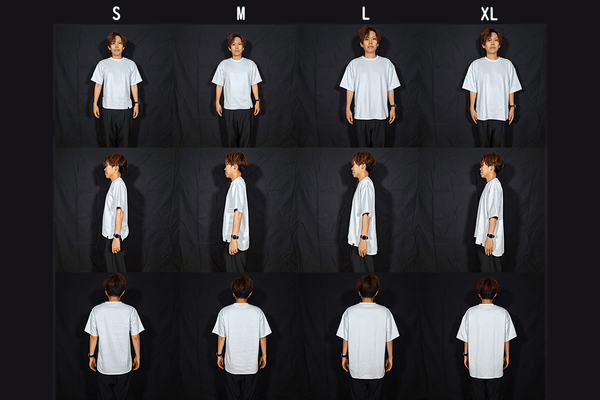 174cm サイズ別着用イメージ