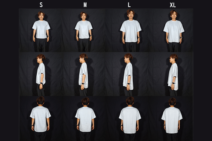 174cm サイズ別着用イメージ