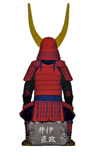 井伊直政モデル 名入れ箇所