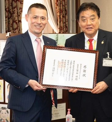 「河村市長に怒られた！？」 接骨院を運営する株式会社タフライフが 名古屋市にベビーマットレスを寄贈