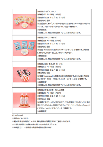 ＜リリース内商品詳細(6)＞