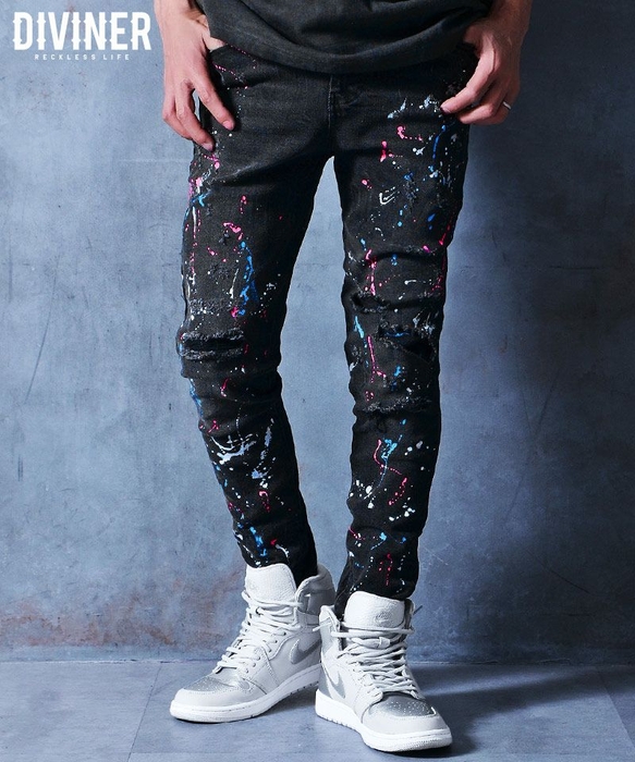 Splash Skinny Pants