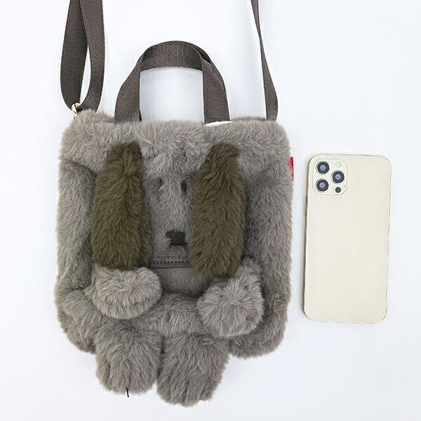 ROOTOTEコラボのスヌーピーふわもこ2WAYショルダートートバッグ