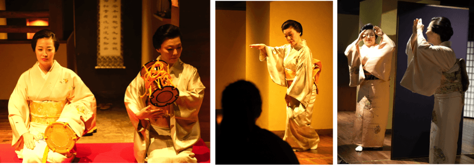 円山芸者さんの歌・踊りとお座敷遊びの様子(さかのうえの大宴会、5月の回より)