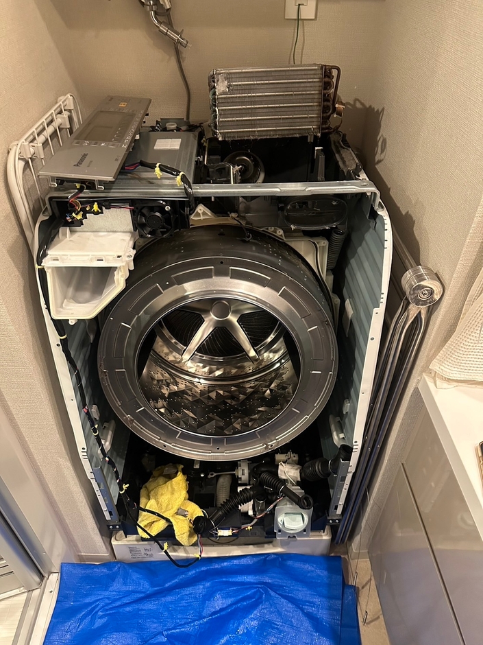 ドラム式洗濯機　写真