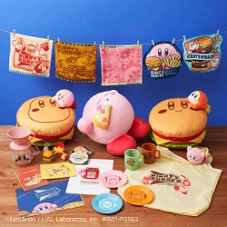 「星のカービィ」カービィやワドルディがとびつくクッションなど ハンバーガーテーマの一番くじが新登場！ ～レトロ＆ヴィンテージ風雑貨をラインナップ～