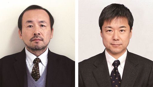 左：生物理工学部食品安全工学科 教授 入江正和　右：生物理工学部システム生命科学科 教授 木村裕一