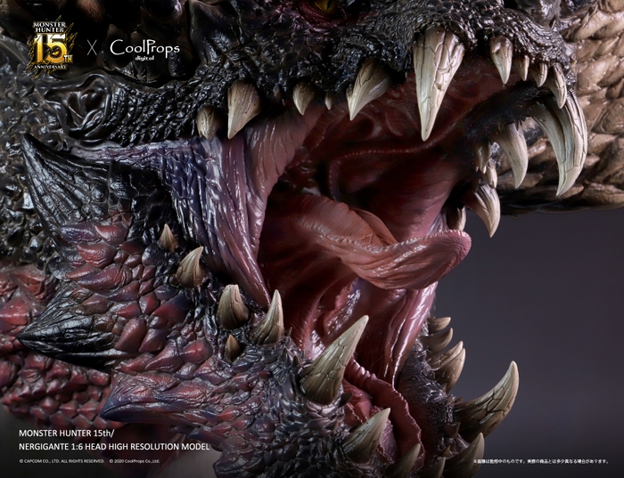 MONSTER HUNTER 15th/ NERGIGANTE 1:6 HEAD HIGH RESOLUTION MODEL