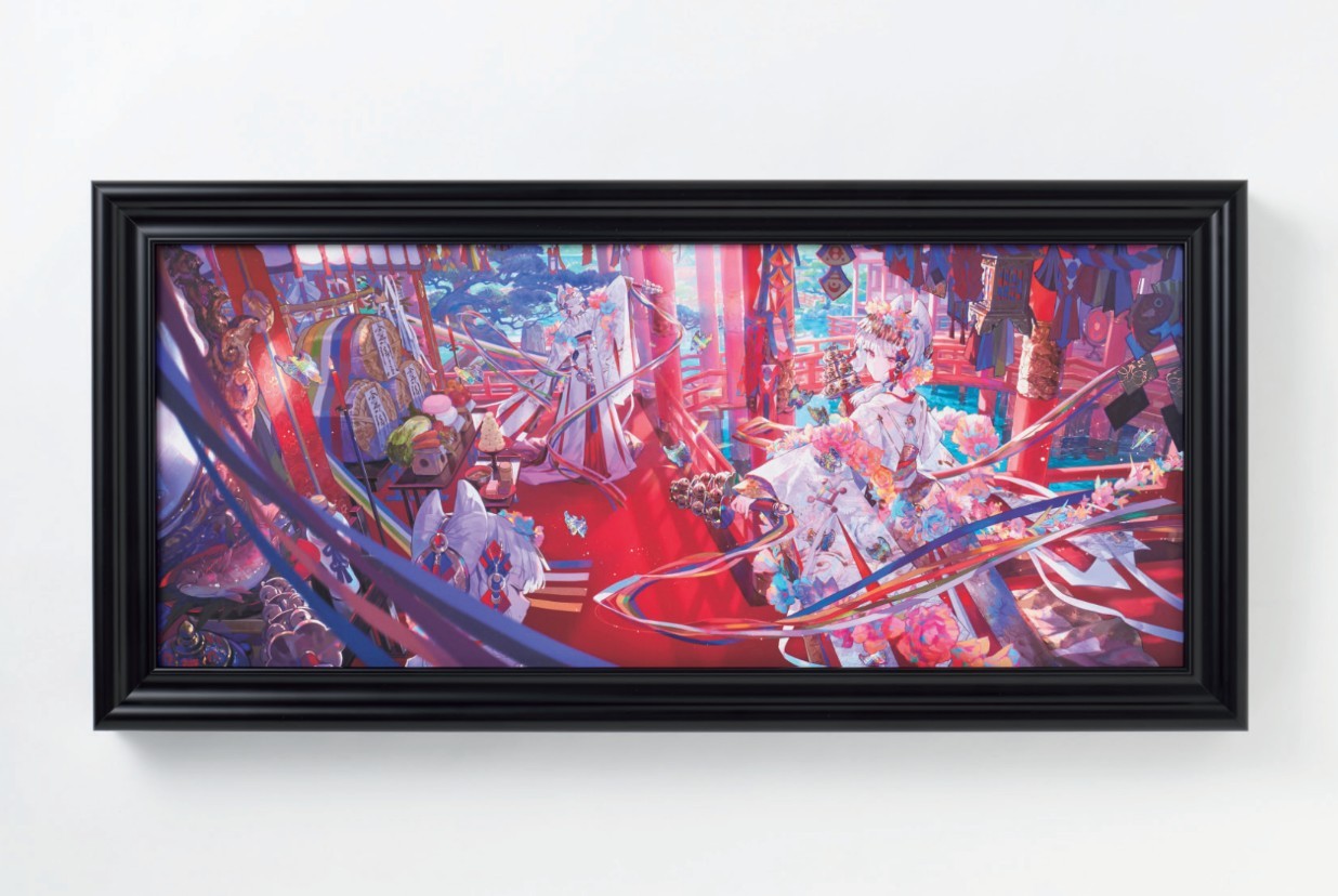 藤ちょこ特殊印刷アート「祝彩巡礼」