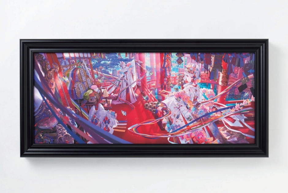 藤ちょこ特殊印刷アート「祝彩巡礼」