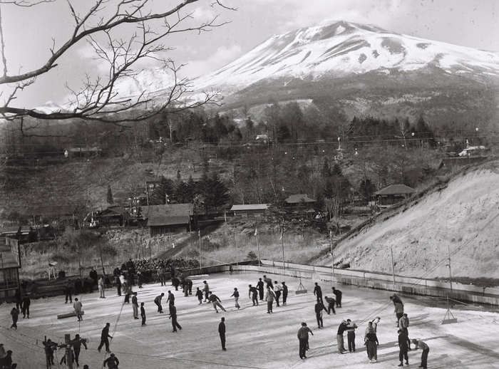 【星野エリア】ケラ池スケートリンク(星野リンク昭和26年頃)