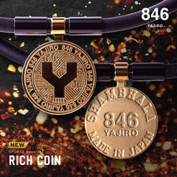クリスタル系スポーツネックレスの発祥ブランド 846YAJIRO(ヤジロ)が業界に新たな革新　 「暗号」をコンセプトに通貨コインをイメージした 新作ネックレスをリリース
