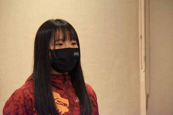 全員駅伝で頑張ろうと呼び掛ける米澤キャプテン