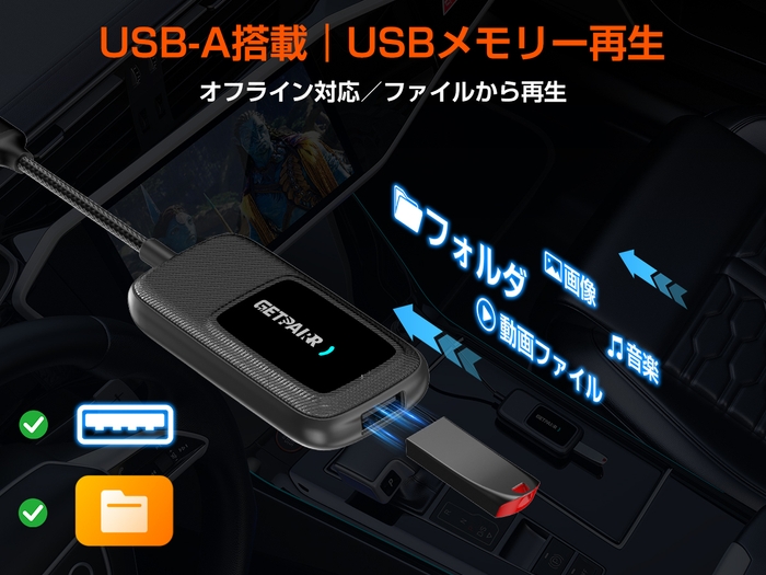 USBメモリー再生対応