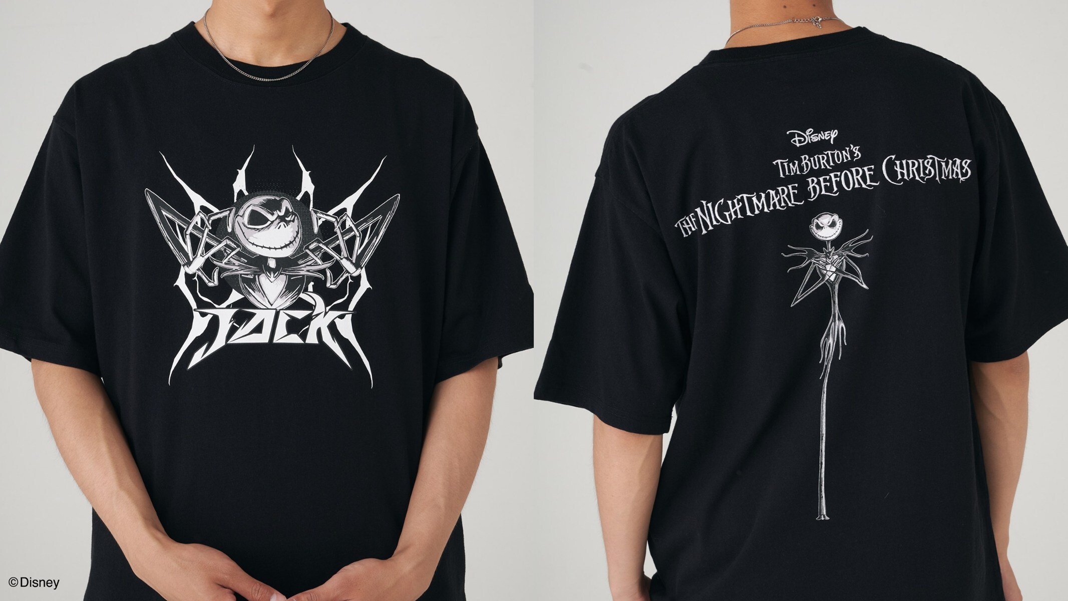 00s 映画 ナイトメア・ビフォア・クリスマス Tシャツ ティムバートン ディズニー・アニメーション映画 『ナイトメアー・ビフォア
