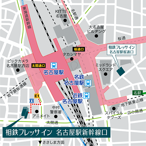 ホテル周辺地図