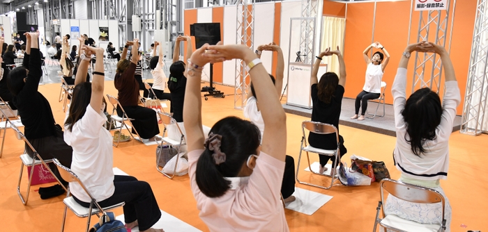 美ボディメイク ライブステージ 様子