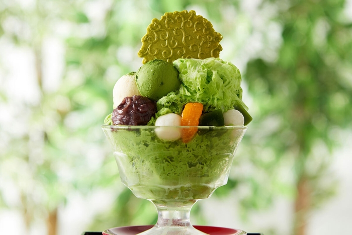 宇治抹茶パフェ氷