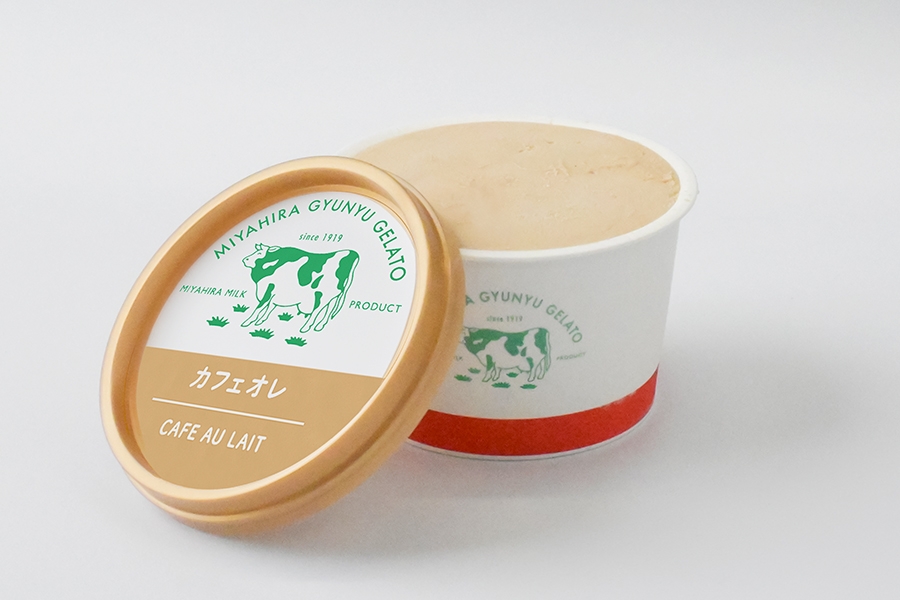 宮平牛乳ジェラート カフェオレ