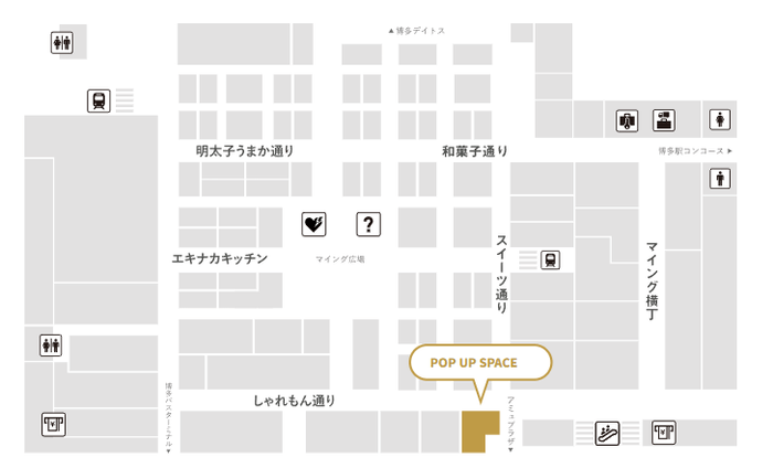POP UP SPACE位置