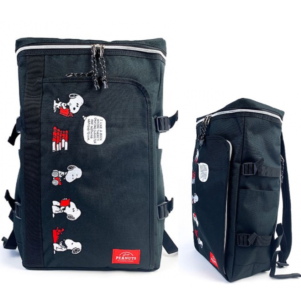 廃盤品　残りわずか　スヌーピー　リュック　コラボ　収納　ブラック　ノートパソコン 最終価格 スヌーピー リュック コラボ 収納 ブラック ノート