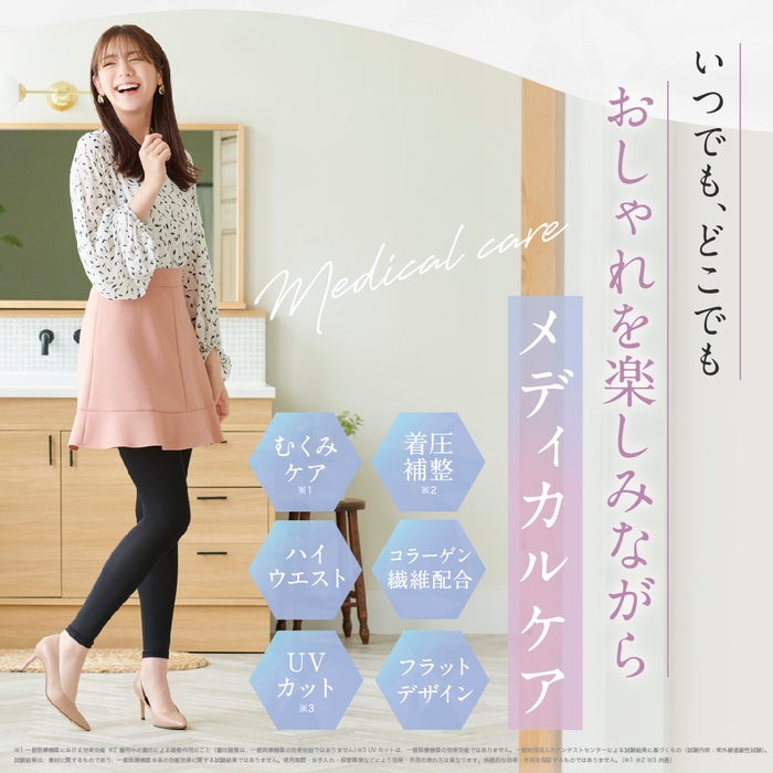 製品名:グラマラスパッツ・メディカルケアシリーズ スパッツタイプ ハイウエスト