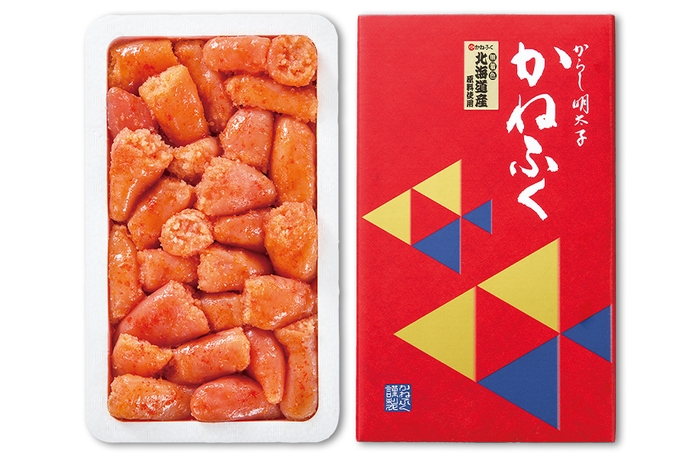 超稀少!<わずか3%>北海道近海で漁獲した原卵使用『辛子明太子500g(徳用切子・無着色)』