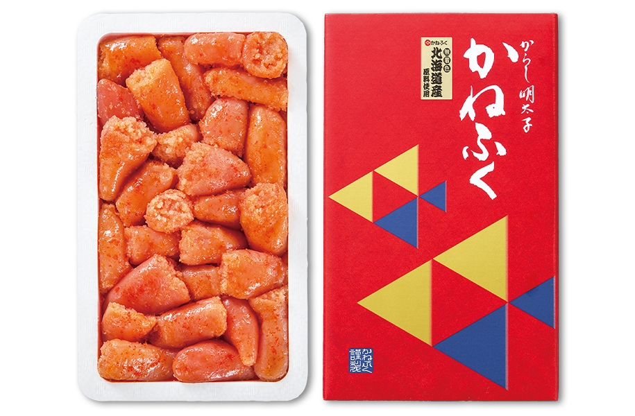 超稀少!<わずか3%>北海道近海で漁獲した原卵使用『辛子明太子500g(徳用切子・無着色)』