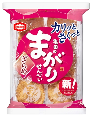 12枚 亀田のまがりせんべい ざらめ