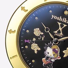 ”X“の文字をかたどる 紅(くれない)の秒針