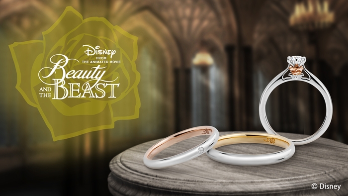 ※婚約指輪は、魔法のバラをモチーフにした『The Enchanted Rose』(販売中)