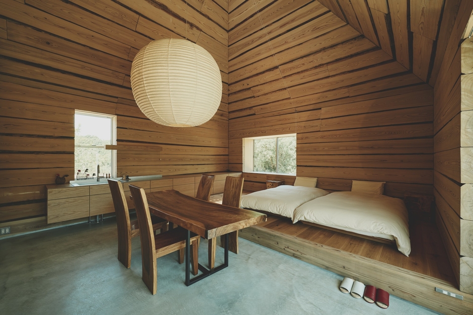 ▲木の家(内観)