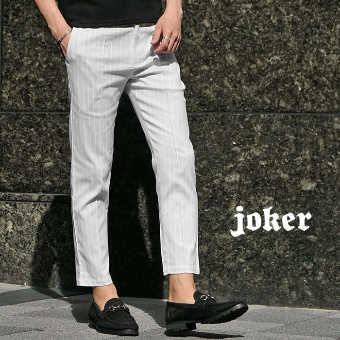 joker ドットストライプパンツ