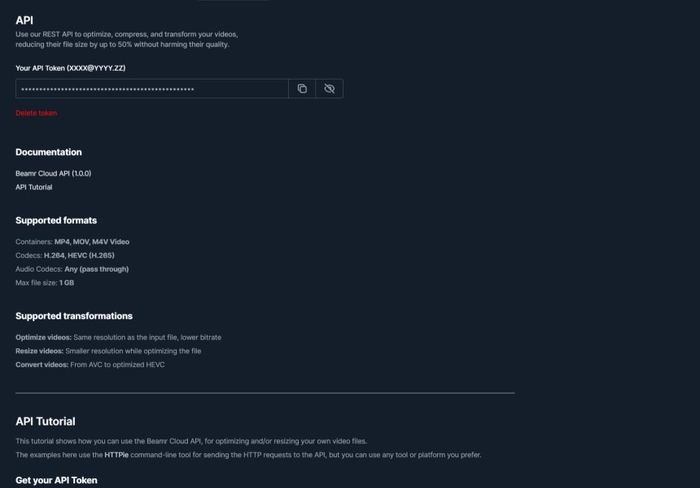 サービス画面4:インテグレーション/API