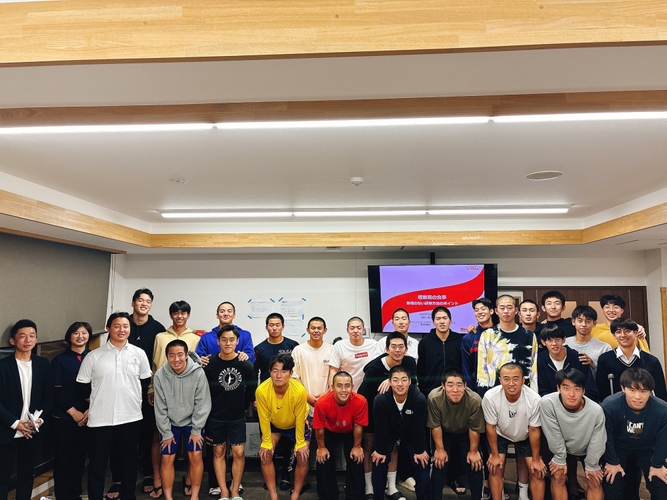 桐光学園ジュニアアスリートと栄養士会メンバー