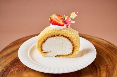 クリスマスロールロールケーキ