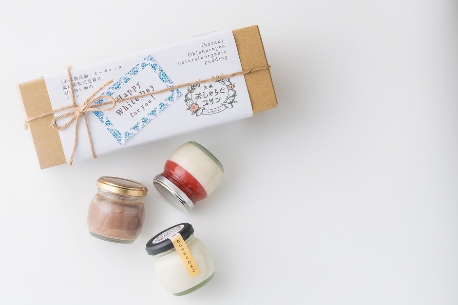 茨城おしゃらぐプリン ホワイトデーセット5